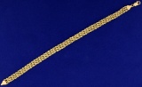 Rope Style Gold Bracelet