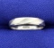 Platinum Band Wedding Ring With Unique Twist Design