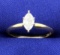 1/2 Carat Marquise Diamond Solitaire Ring