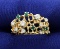 Designer Natural Emerald And Diamond Band Ring