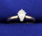 1/2 Carat Pear Shape Solitaire Diamond Ring