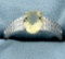 Classic 1.5ct Oval Citrine Ring With Diamonds