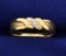 Unique Diamond Band Ring In 14k Gold