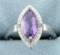 1.6ct Marquise Amethyst Statement Ring