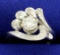 Vintage Hand Crafted White Gold Diamond Ring