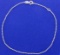 Sterling Silver Bead Anklet