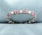 Flexible Pink Topaz & Diamond Ring