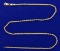 18 1/4 Inch Rope Link Neck Chain In 14k Gold