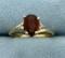 Garnet And Diamond Ring