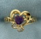 Love You Amethyst And Diamond Ring