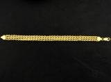 14k Triple Rope Bracelet