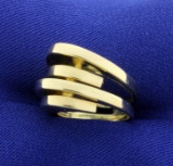 Italian Made Modern Ring