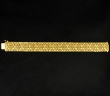 Italian Made Vintage 14k Gold Fashion Bracelet