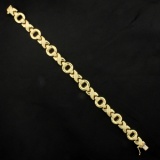 Gold X's & O's Bracelet