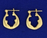 Dolphin Hoop Earrings