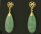 Jade Drop Earrings