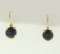 1.5ct Tw Natural Sapphire Earrings