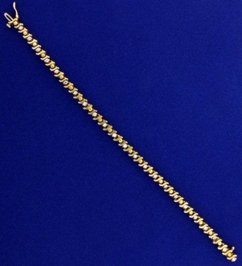 3/4 Carat Diamond Bracelet