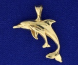Dolphin Mother/child Pendant