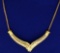 1 Ct Tw Custom Made Diamond Freeform Necklace