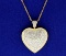 1 Ct Tw Diamond Heart Pendant