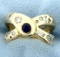 1 Ct Tw Custom Designed Sapphire And Diamond Ring