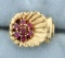 Natural Ruby Pinky Ring