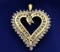 1 1/4ct Tw Diamond Heart Pendant