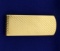 14k Gold Money Clip