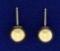 Ball Stud Gold Earrings