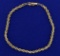 8 Inch Rope Style Bracelet In 14k Gold