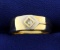 White And Yellow Gold Diamond Band Ring