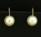 Screw Back Akoya Pearl Stud Earrings In 14k Gold