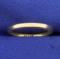 Thin 18k Yellow Gold Wedding Band