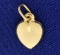 Small Heart Charm In 14k Gold