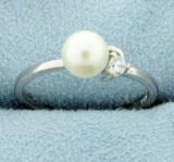 Over 6mm Pearl Ring