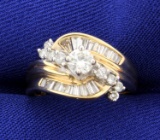 1ct Total Weight Diamond Ring