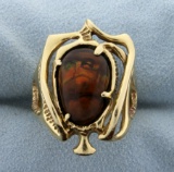 Unique Fire Agate Ring