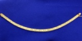 Diamond Cut Gold Bracelet
