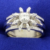 .60ct Tw Diamond Flower Ring