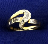 Modern Style Diamond Ring