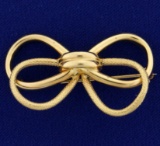 Knotted Bow Pin