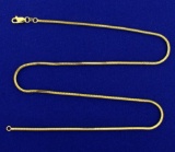 18 1/4 Inch Snake Link Neck Chain