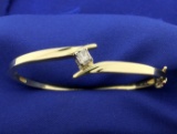 1/4 Ct Diamond Bangle Bracelet