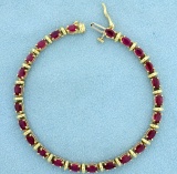 6ct Natural Ruby Bracelet