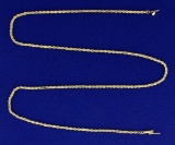 20 1/2 Inch Rope Style Neck Chain