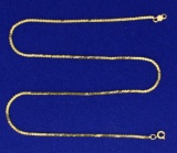 15 Inch S Link Neck Chain In 14k Gold