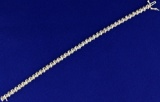 1/2 Ct Tw Diamond Tennis Bracelet In 14k White Gold