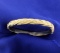 14k Hinged Bangle Bracelet