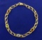 Multi Colored Gemstone Bracelet In 14k Gold